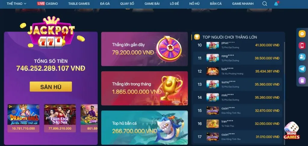Lợi ích khi chơi bắn cá tại tv88 casino